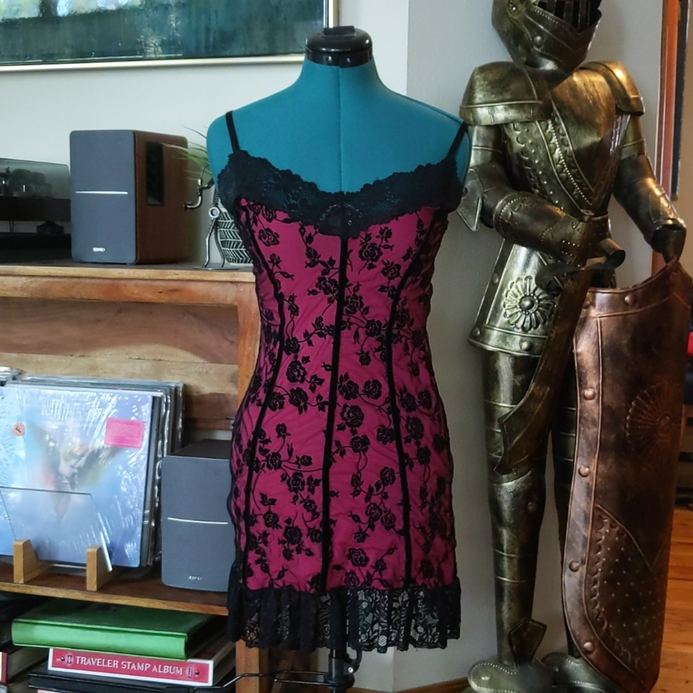 Wet Seal lace overlay dress